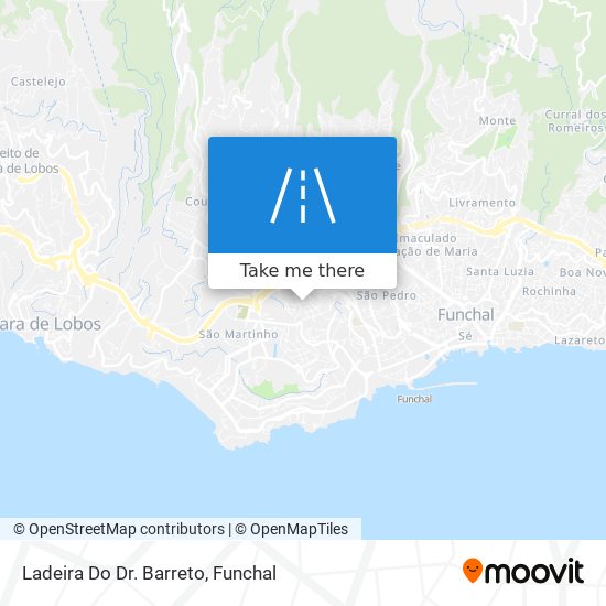 Ladeira Do Dr. Barreto map