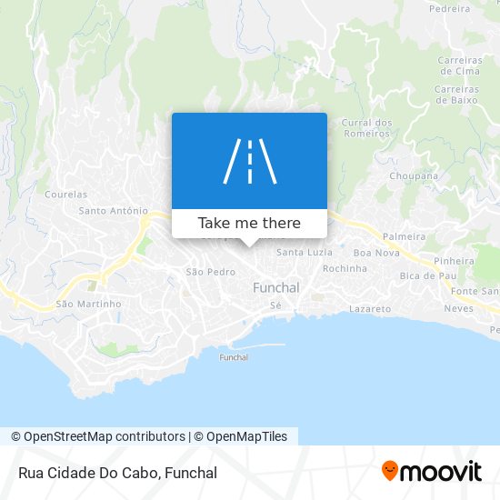 Rua Cidade Do Cabo map