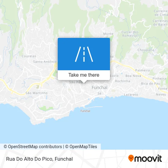 Rua Do Alto Do Pico map