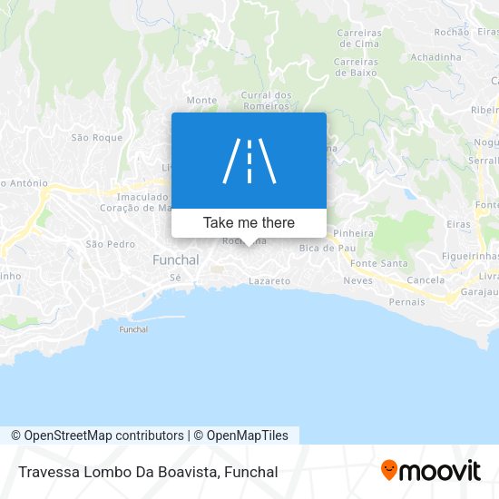 Travessa Lombo Da Boavista mapa