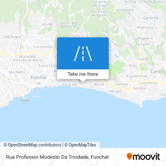 Rua Professor Modesto Da Trindade mapa