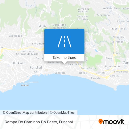 Rampa Do Caminho Do Pasto map
