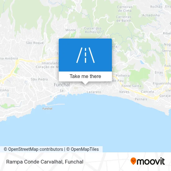 Rampa Conde Carvalhal map