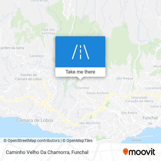 Caminho Velho Da Chamorra map