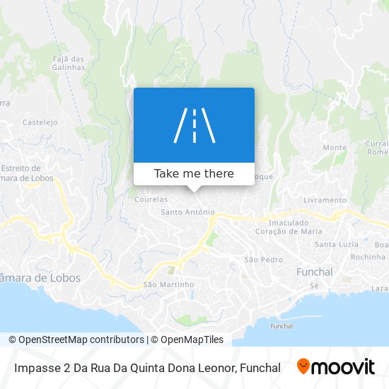 Impasse 2 Da Rua Da Quinta Dona Leonor mapa