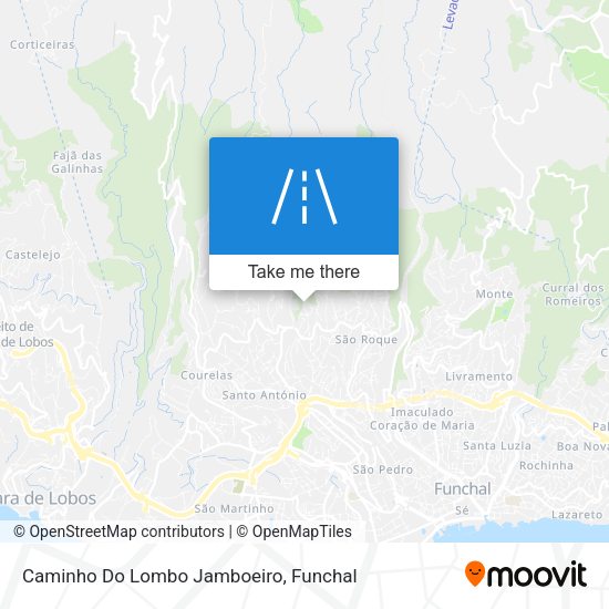 Caminho Do Lombo Jamboeiro map
