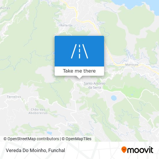 Vereda Do Moinho map