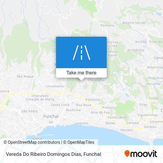 Vereda Do Ribeiro Domingos Dias map