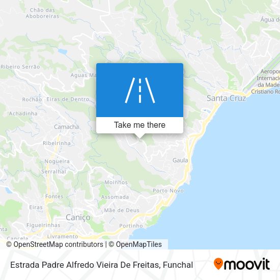 Estrada Padre Alfredo Vieira De Freitas map