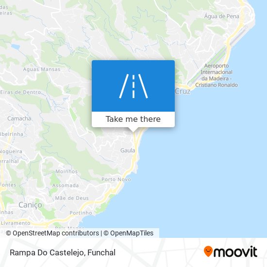 Rampa Do Castelejo map