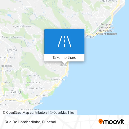 Rua Da Lombadinha map