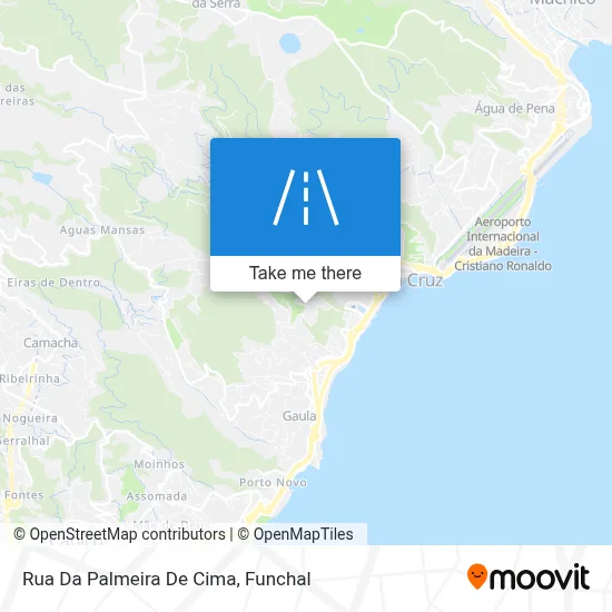 Rua Da Palmeira De Cima map