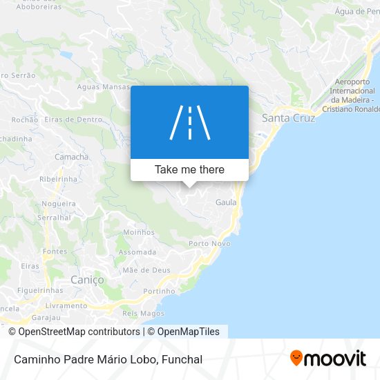 Caminho Padre Mário Lobo map