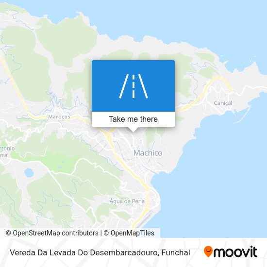 Vereda Da Levada Do Desembarcadouro map