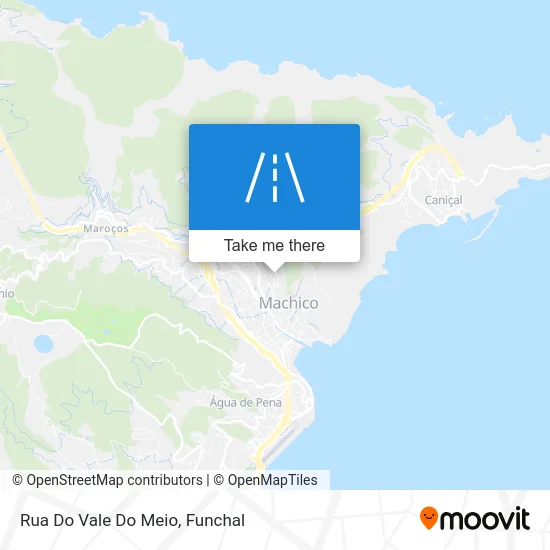 Rua Do Vale Do Meio map
