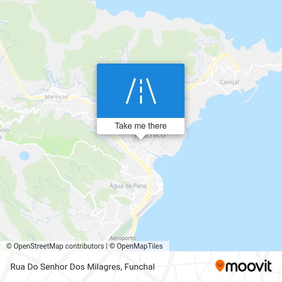 Rua Do Senhor Dos Milagres map