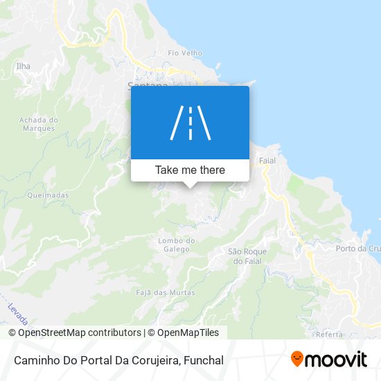 Caminho Do Portal Da Corujeira map