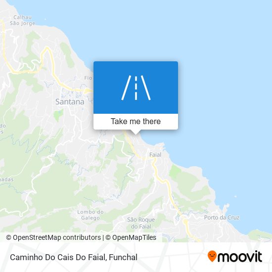 Caminho Do Cais Do Faial map