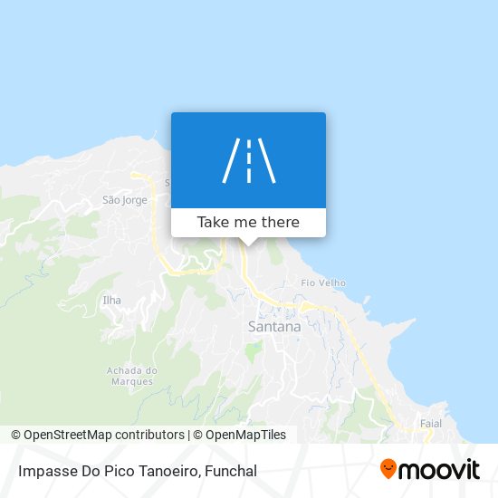 Impasse Do Pico Tanoeiro map
