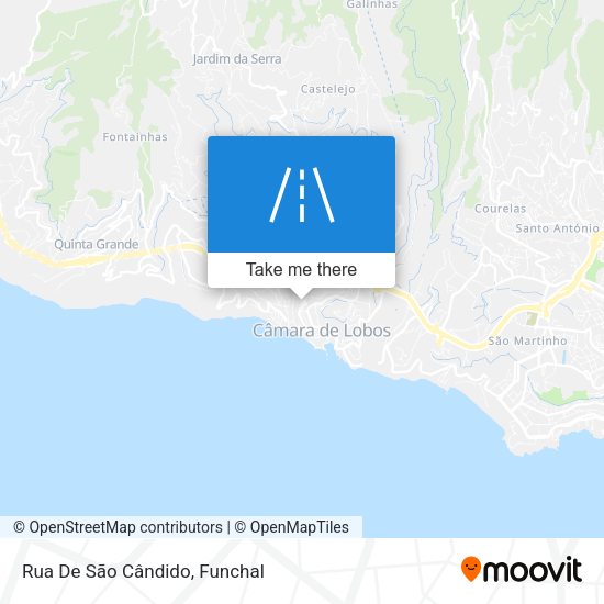 Rua De São Cândido map