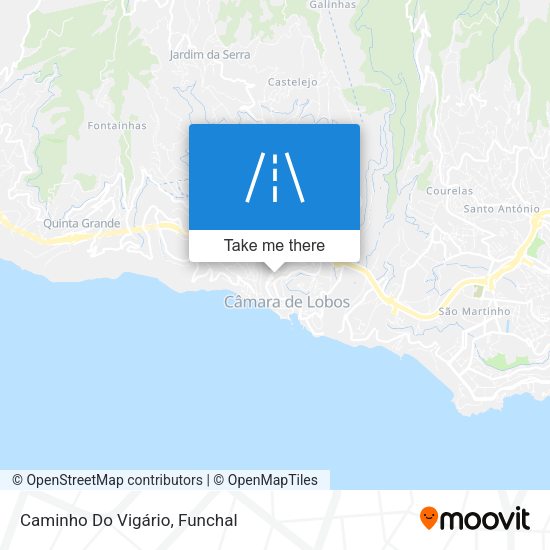 Caminho Do Vigário mapa