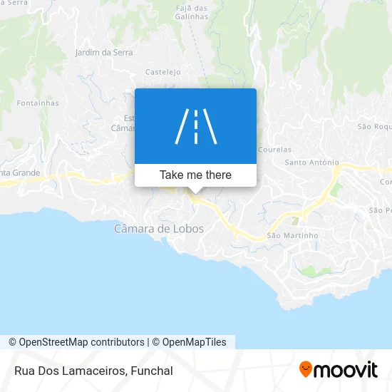 Rua Dos Lamaceiros map