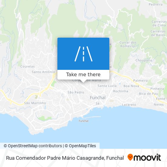 Rua Comendador Padre Mário Casagrande map