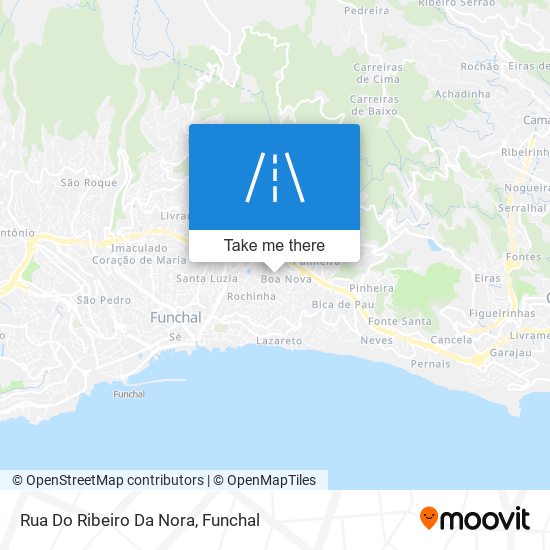 Rua Do Ribeiro Da Nora map