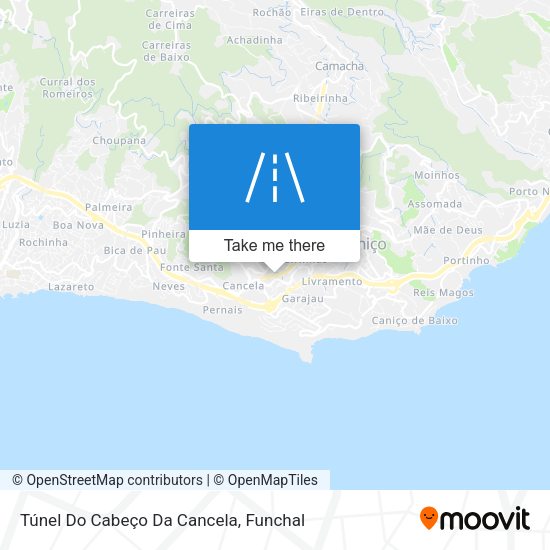 Túnel Do Cabeço Da Cancela map
