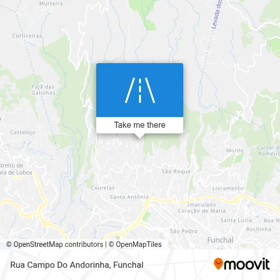 Rua Campo Do Andorinha map