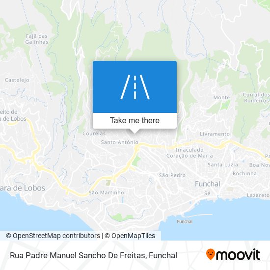 Rua Padre Manuel Sancho De Freitas map