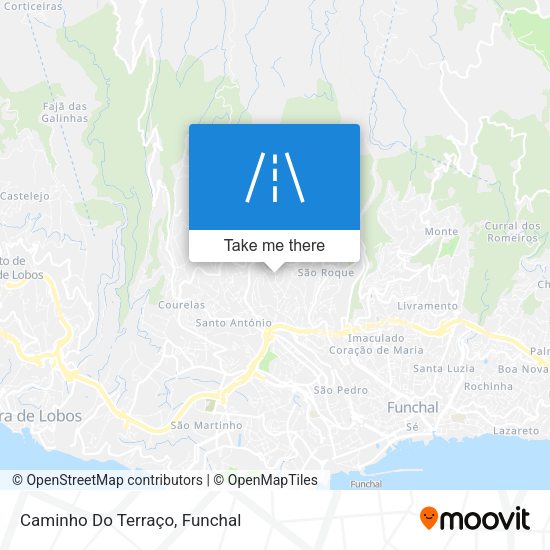 Caminho Do Terraço map