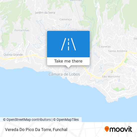 Vereda Do Pico Da Torre map