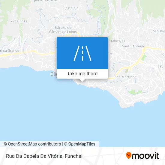 Rua Da Capela Da Vitória map