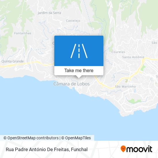 Rua Padre António De Freitas map