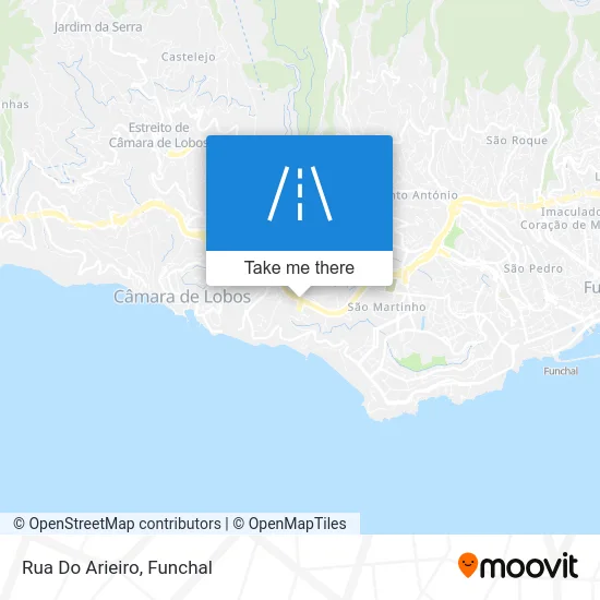Rua Do Arieiro map