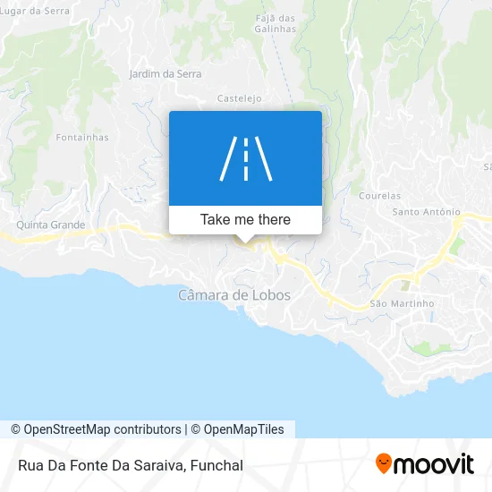 Rua Da Fonte Da Saraiva map