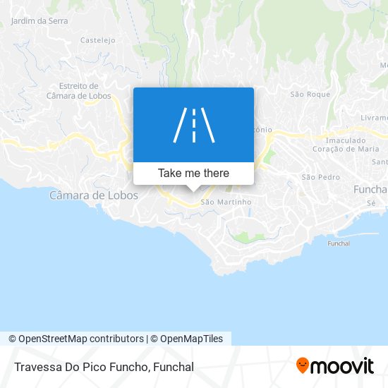 Travessa Do Pico Funcho mapa