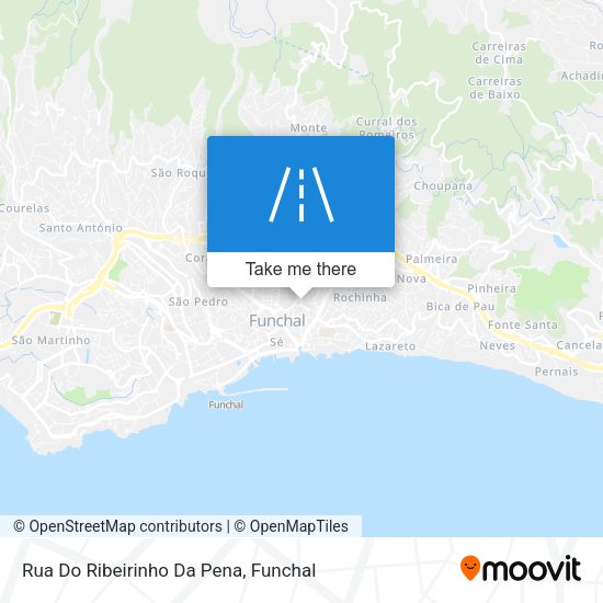 Rua Do Ribeirinho Da Pena map