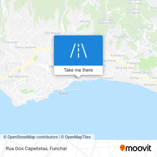 Rua Dos Capelistas map