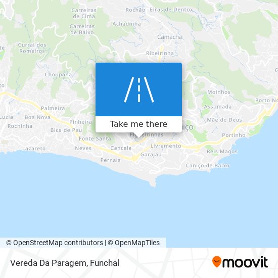 Vereda Da Paragem mapa