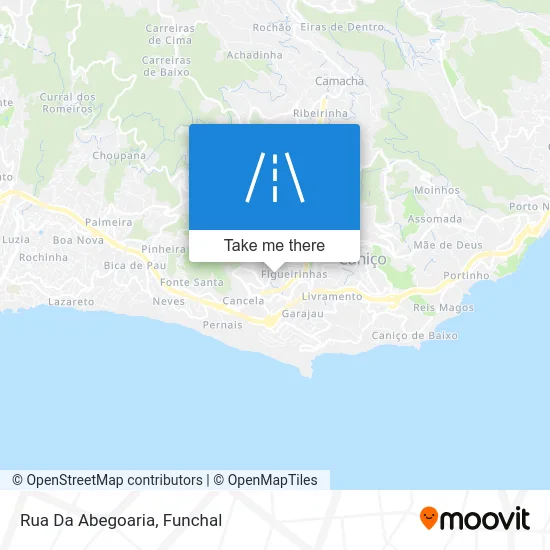 Rua Da Abegoaria map