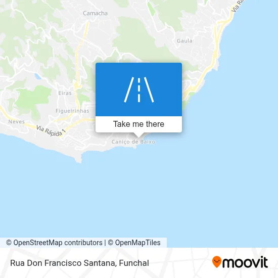 Rua Don Francisco Santana map