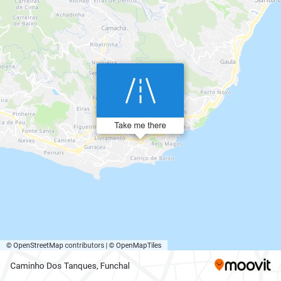 Caminho Dos Tanques map