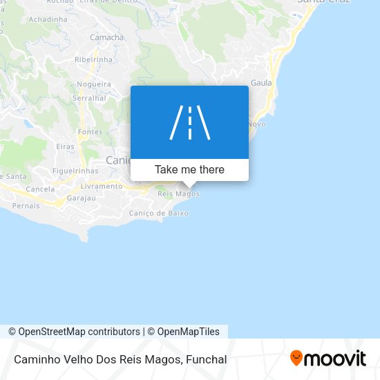 Caminho Velho Dos Reis Magos mapa