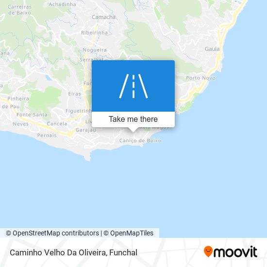 Caminho Velho Da Oliveira map