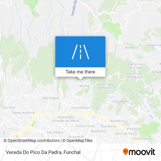 Vereda Do Pico Da Pedra map