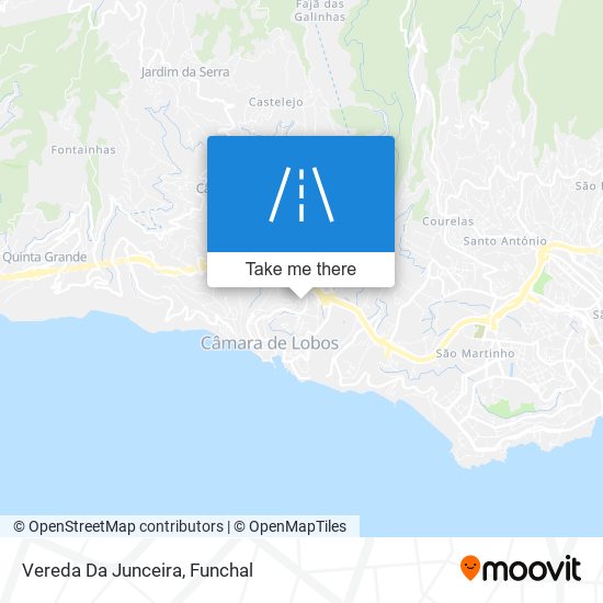 Vereda Da Junceira map