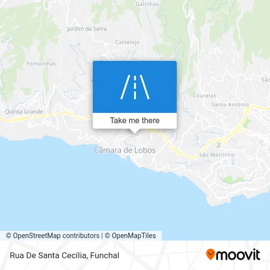 Rua De Santa Cecília map