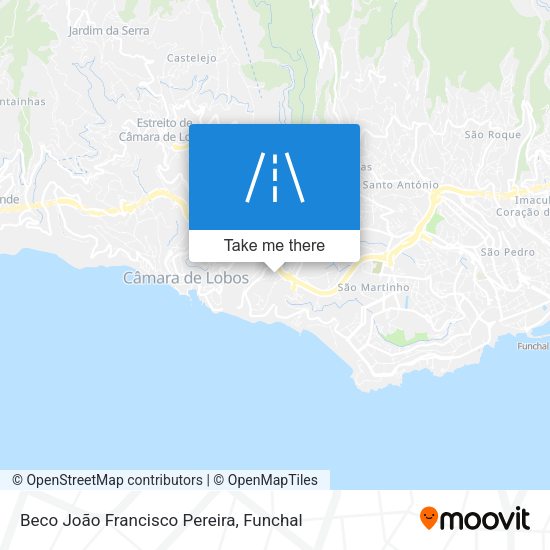 Beco João Francisco Pereira map